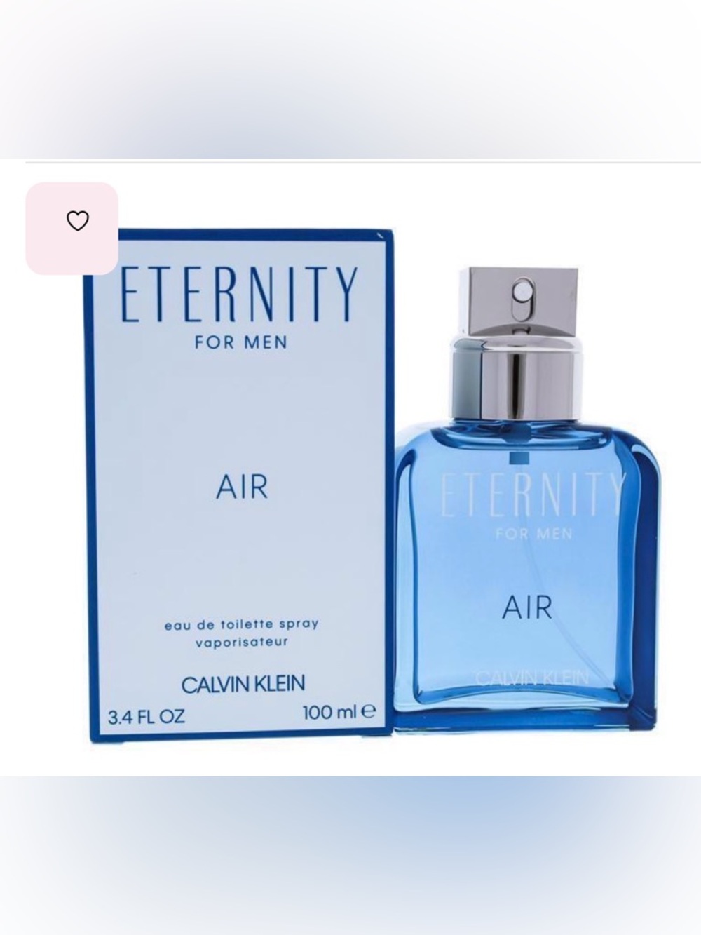 Calvin Klein Eternity Air for Men - Light Blue Box